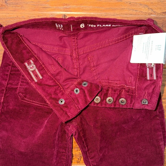 Gap Kids High Rise Corduroy '70s Flare Pants, size 6 - Picture 5 of 7